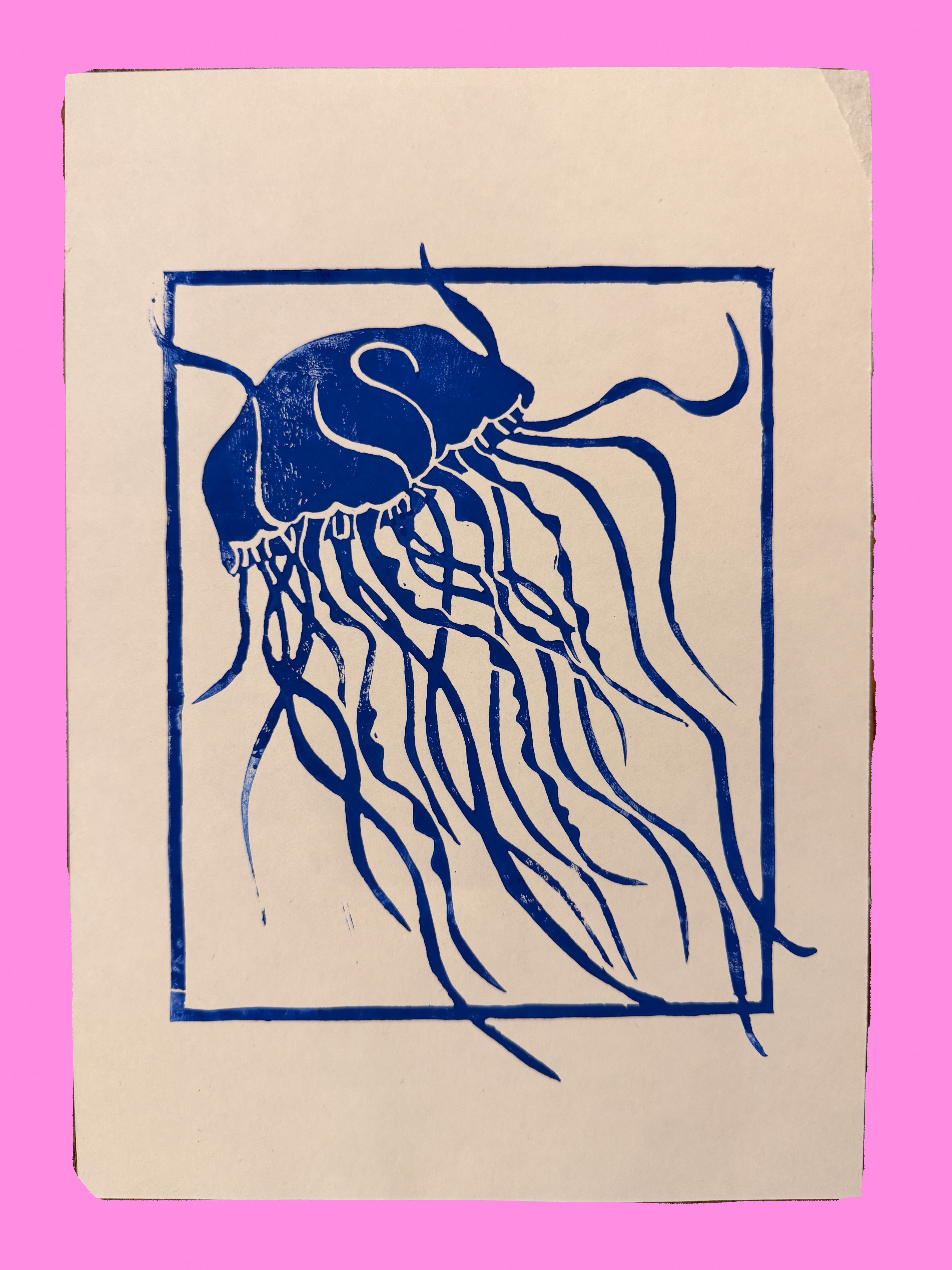 Tivolikrymmell Linoleumstryk