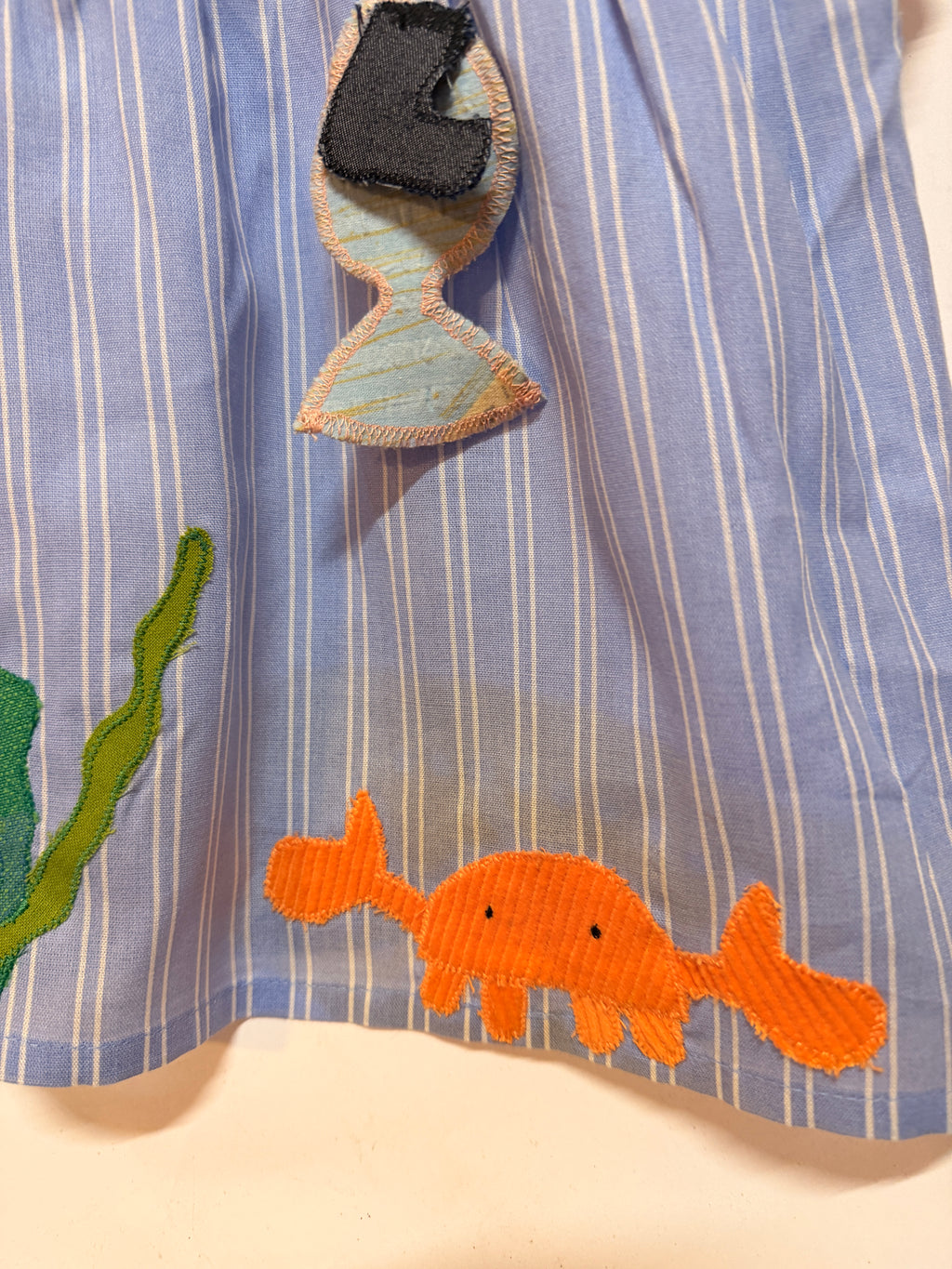 Upcyclet skjorte med 3D effekt