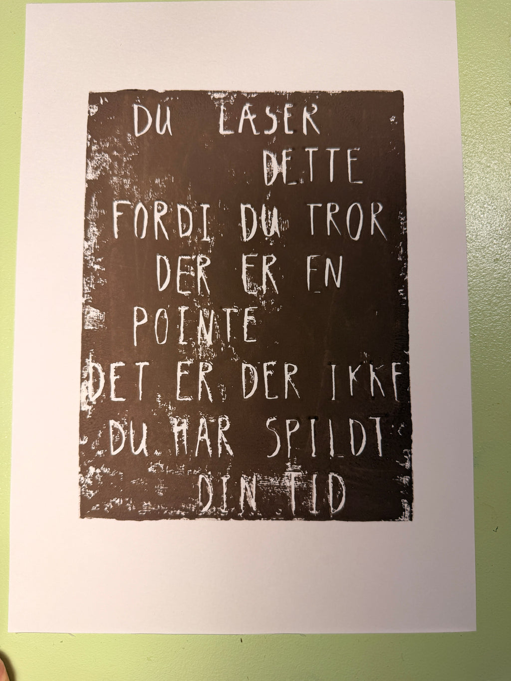 Spildt tid