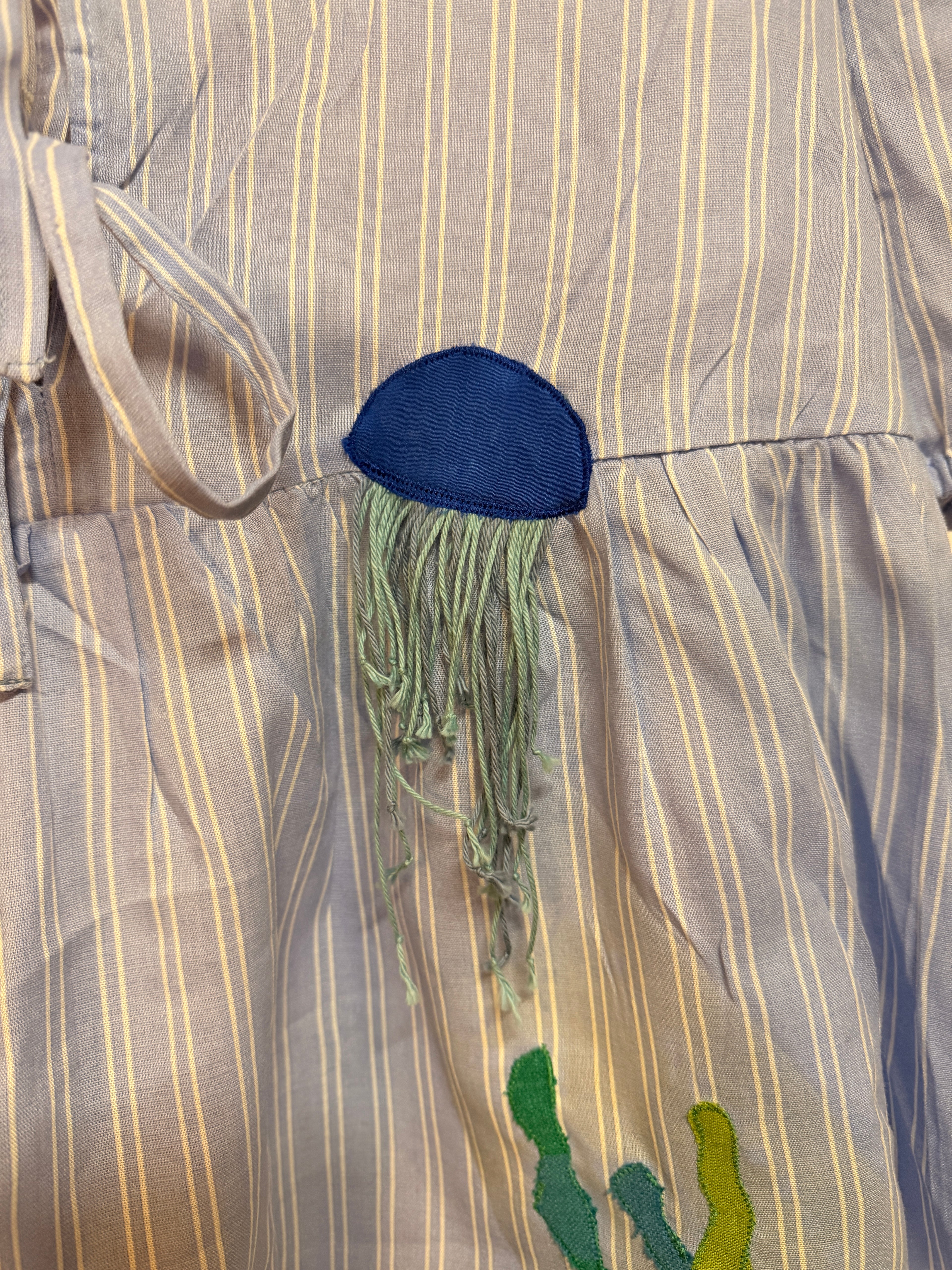 Upcyclet skjorte med 3D effekt