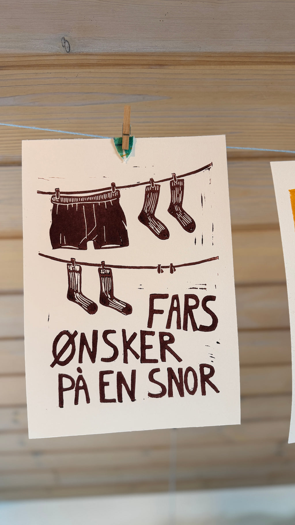 Fars ønsker på en snor