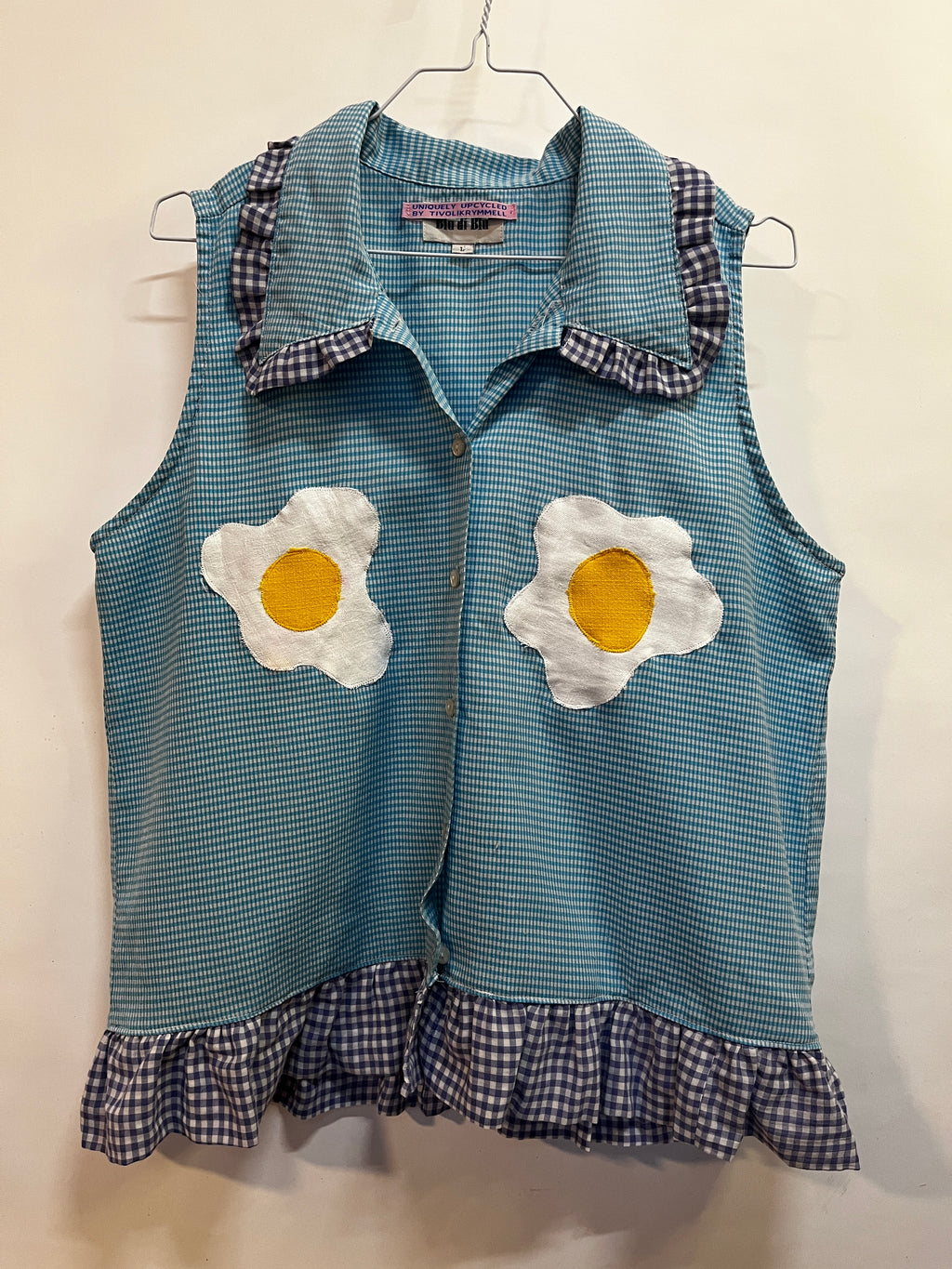 Spejlægsskjorte uden ærmer